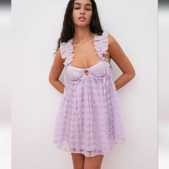 chinese dress ladies For Love & Lemons Cayne Maxi  Rent with Iz